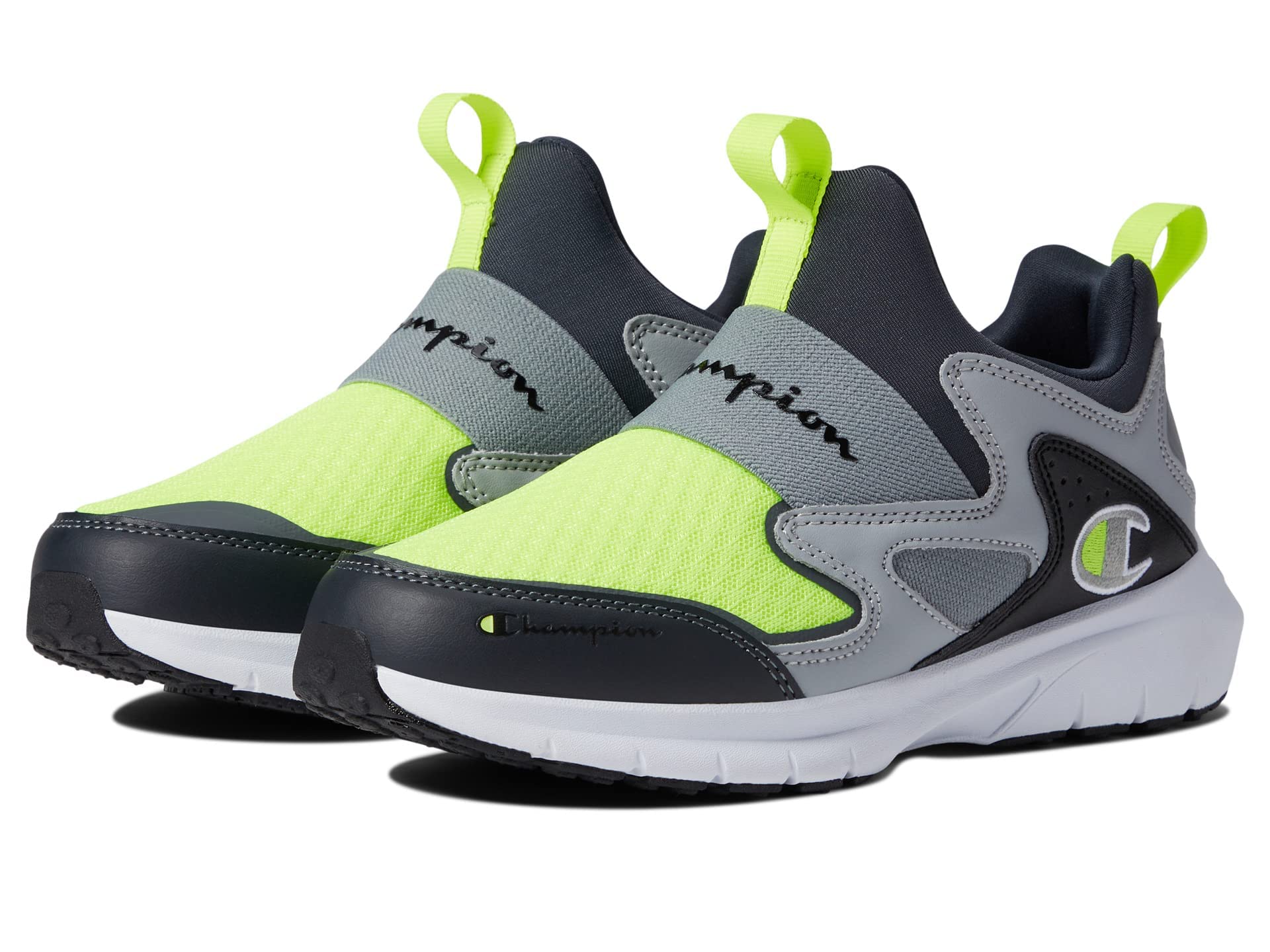 Boy's C Pace Gameness (Big Kid) Neon Yellow/Dark Grey/Grey 6.5 Big Kid M