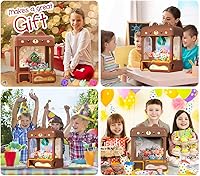 Vista 5 de Large Claw Machine for Kids Adults with Prizes, Adjustable Sound & Light, Mini Vending Machine for Girls Boys, Electronic Arcade Crane Game, Candy