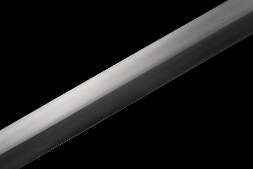 Miniatura 3 de Espada, hecha a mano, práctica, acero al carbono 1095, espiga completa, afilada, vaina