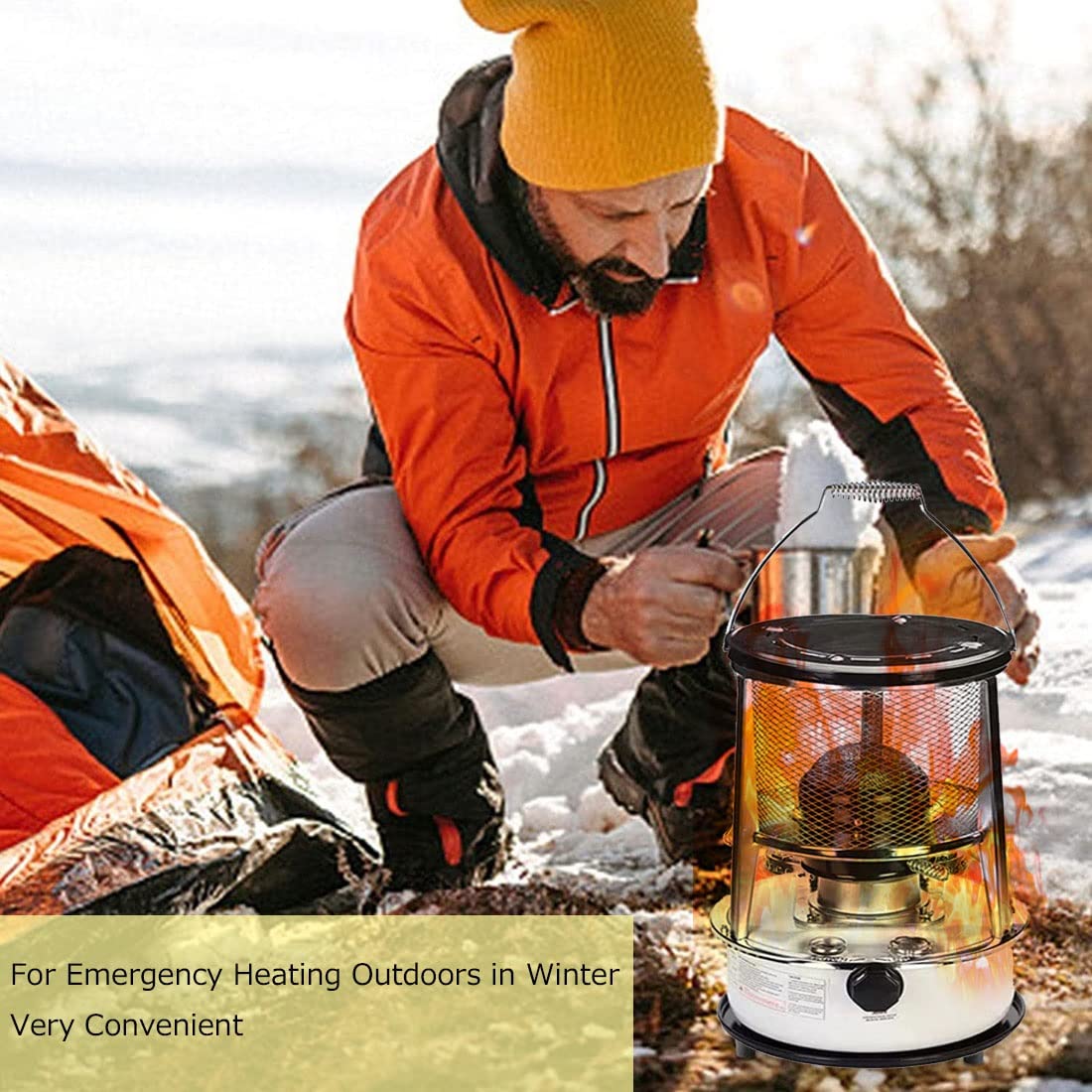 Amazon.com: Lnder Lightweight Kerosene Heater Stove 2 in 1 Household Oil  Heater Heating Cooking for Ice Fishing Hiking Hunting Survival Patio  Emergency Burner Stove (Size : 4.6L/Red) : Home u0026 Kitchen
