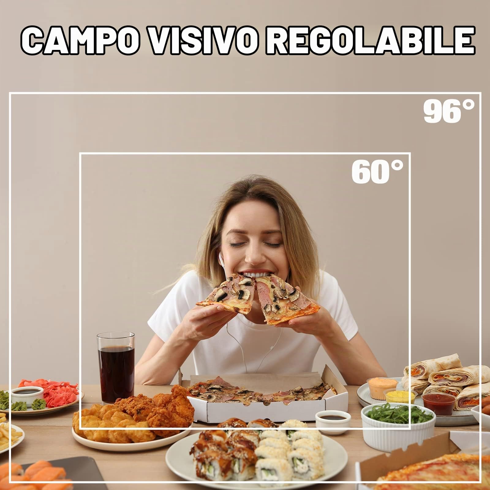 EMEETWebcam HD 1080P in streaming con 4 microfoni de-noise, foco intelligente AI e correzione bassa, FOV regolabile, copertura privacy, plug & play webcam USB-C per YouTube, Gaming