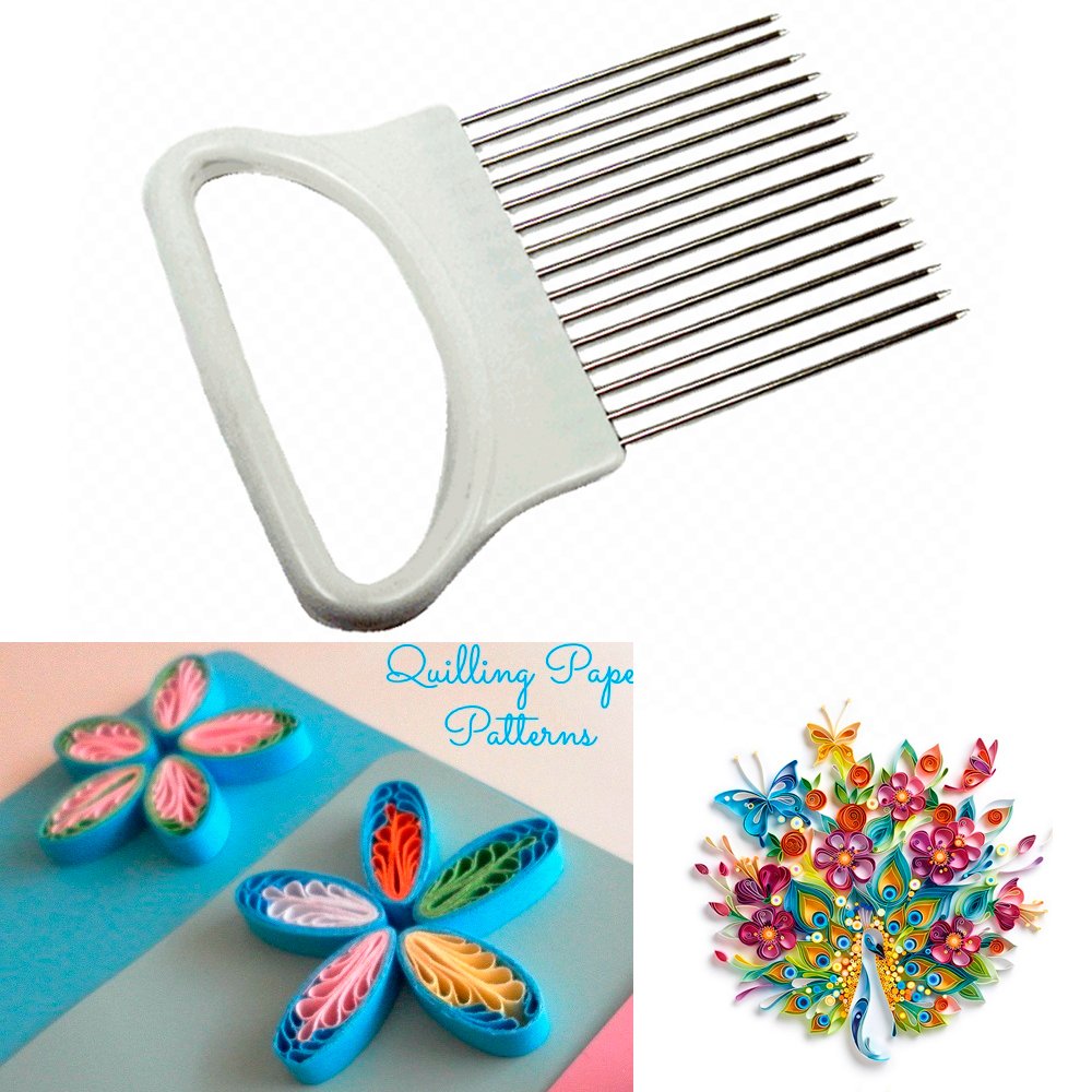 Paper Quilling Comb Pick Onion Slicer Tool Craft Loops Accessory Supply Hobbies