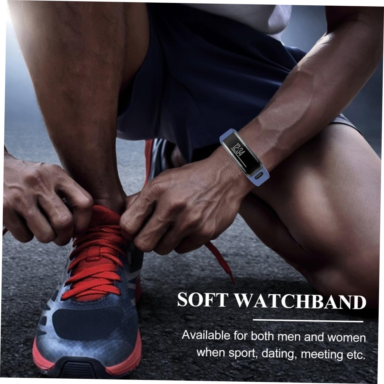 CLISPEED Bracelet De Montre En Silicone Bracelet De Remplacement Compatible Hr Souple Et Confortable Pour Sport Et Quotidien