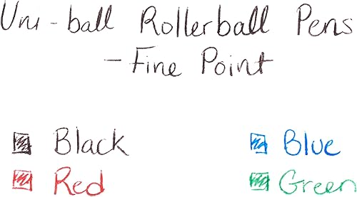 Miniatura 6 de Uni-ball Roller Grip Pens punta fina 0028in negro 12 unidades