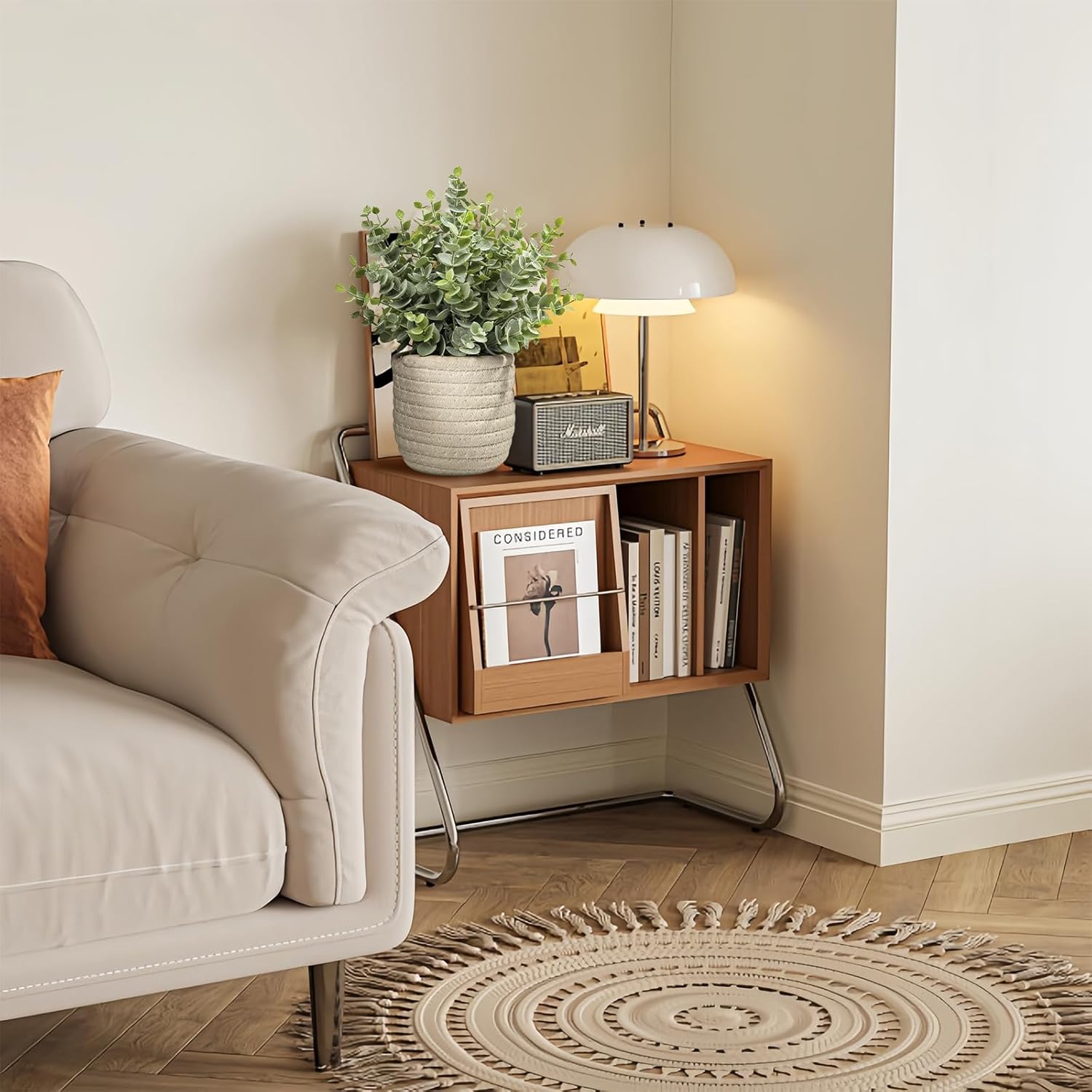 Hopewood Faux Plants, Fake Plants Eucalyptus Potted for Home Office Desk, Artificial Eucalyptus with a Weave Basket for Indoor Greenery Tabletop - Image 6