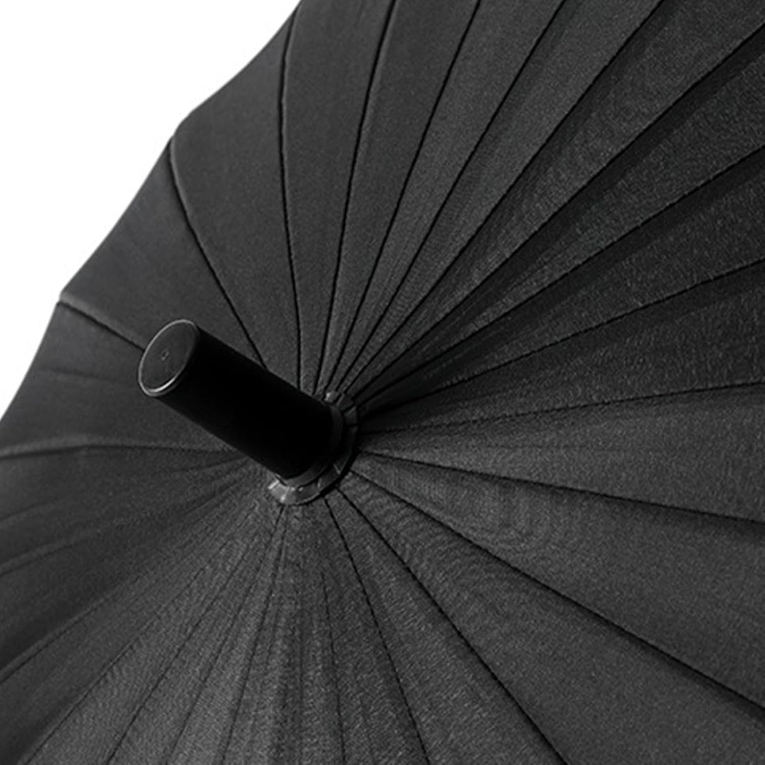Long Handle Umbrella, Large Size Thick Windproof Sun Waterproof 24 Ribs Straight Bar Stick Rain And Sun Umbrella for Men And Women, default, defult