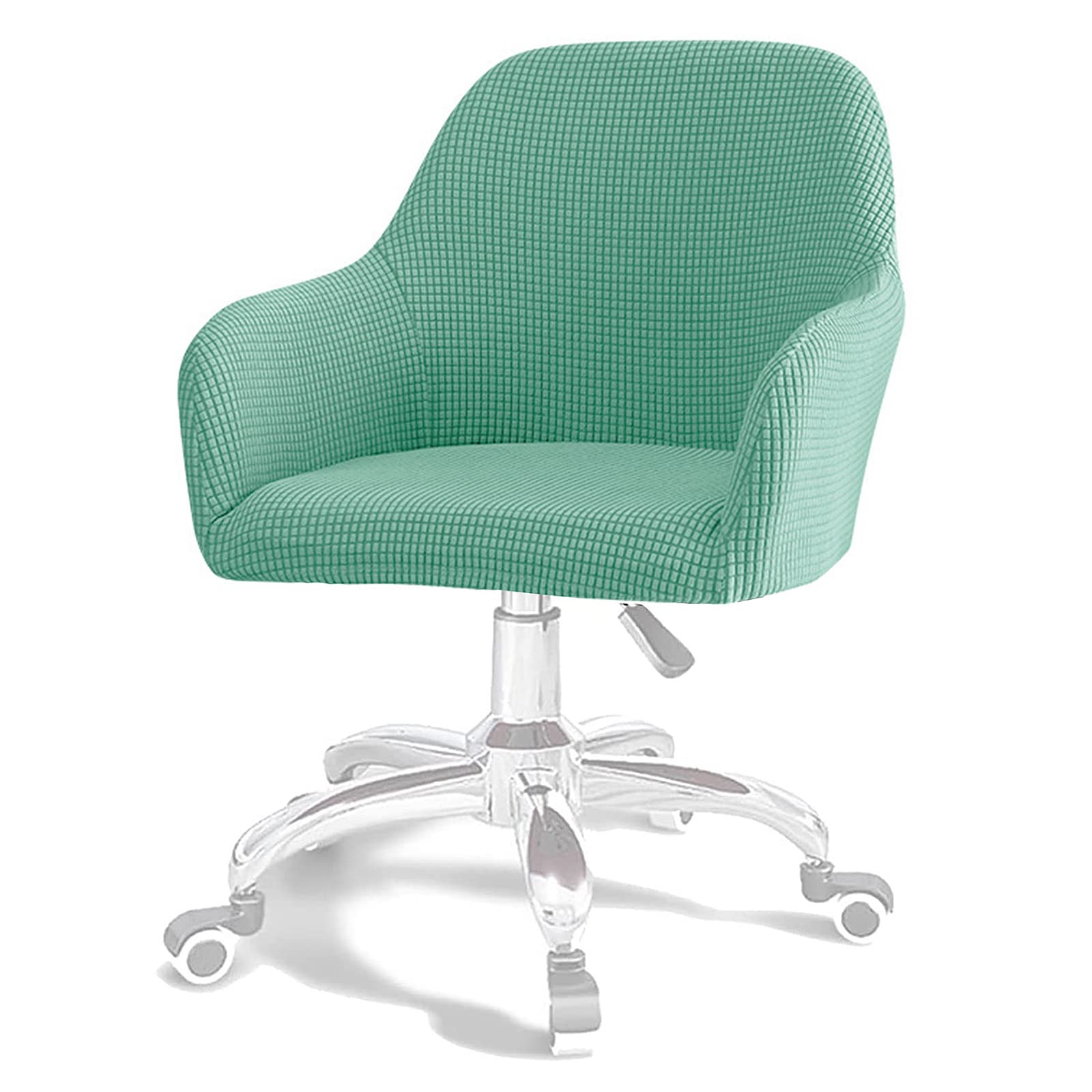 Housse de chaise salle à manger arc L | Confort élégant pour votre bureau à dossier incurvé