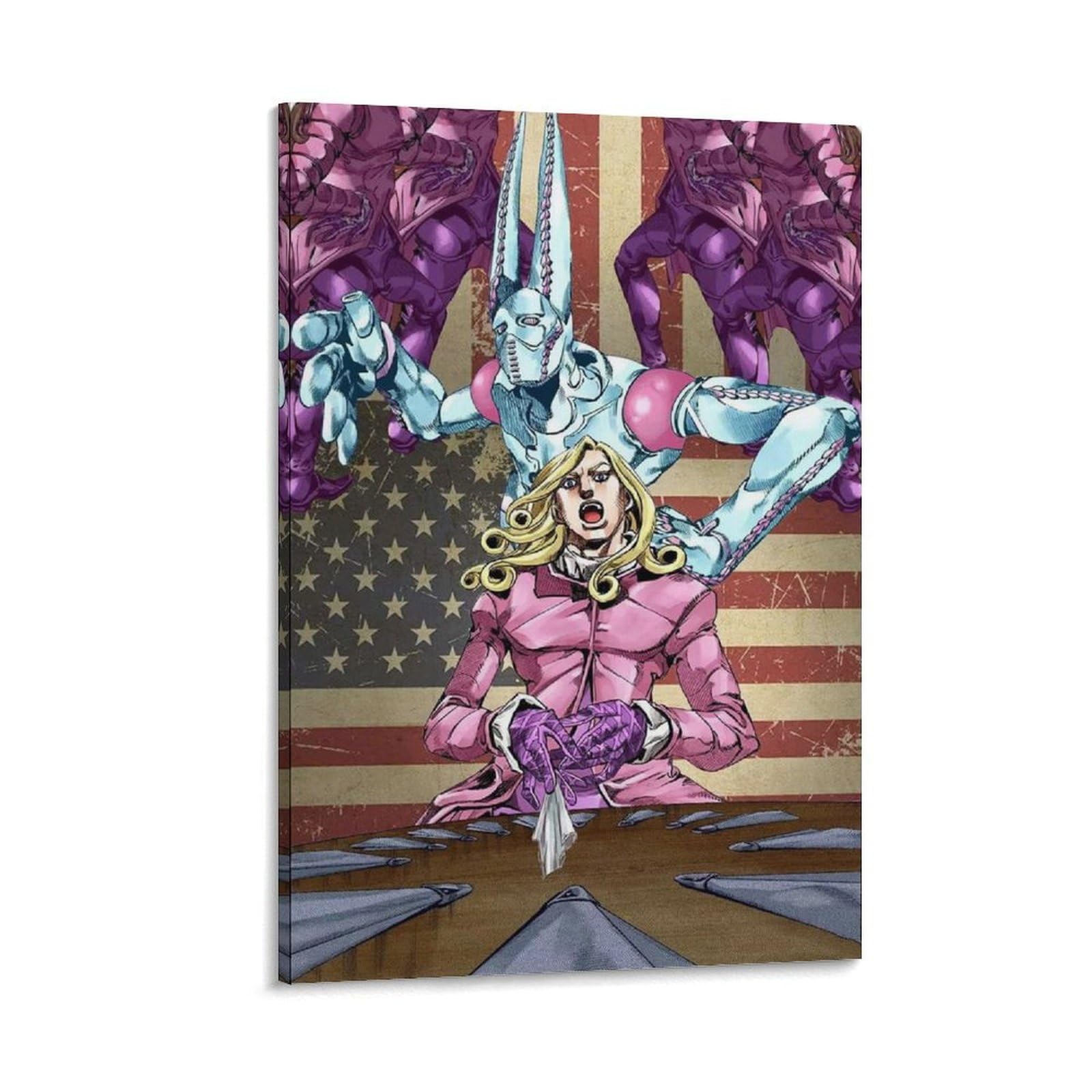 ジョジョの奇妙な冒険 キャンバスアート ジョジョの奇妙な冒険 黄金の風 canvas style‐キャンバス