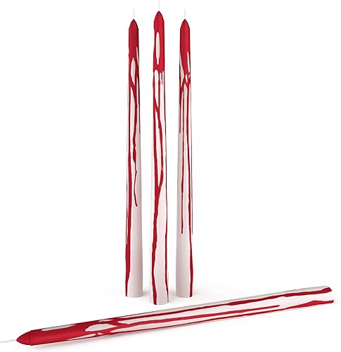 CANDWAX Juego de 4 velas cónicas de 14 pulgadas, velas cónicas sin goteo y sin perfume, perfectas como velas de cena y velas para el hogar, velas