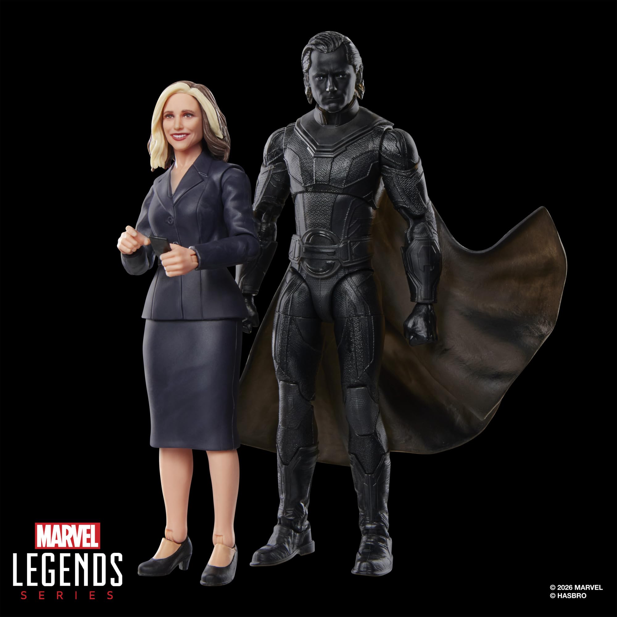 Marvel Legends Series Valentina Allegra de Fontaine und Marvel's The Void 2er-Pack, New Avengers Thunderbolts* Action-Figuren (15 cm) zum Sammeln
