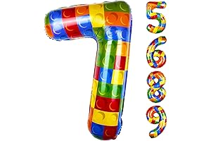 Number Balloon Block Foil Balloons