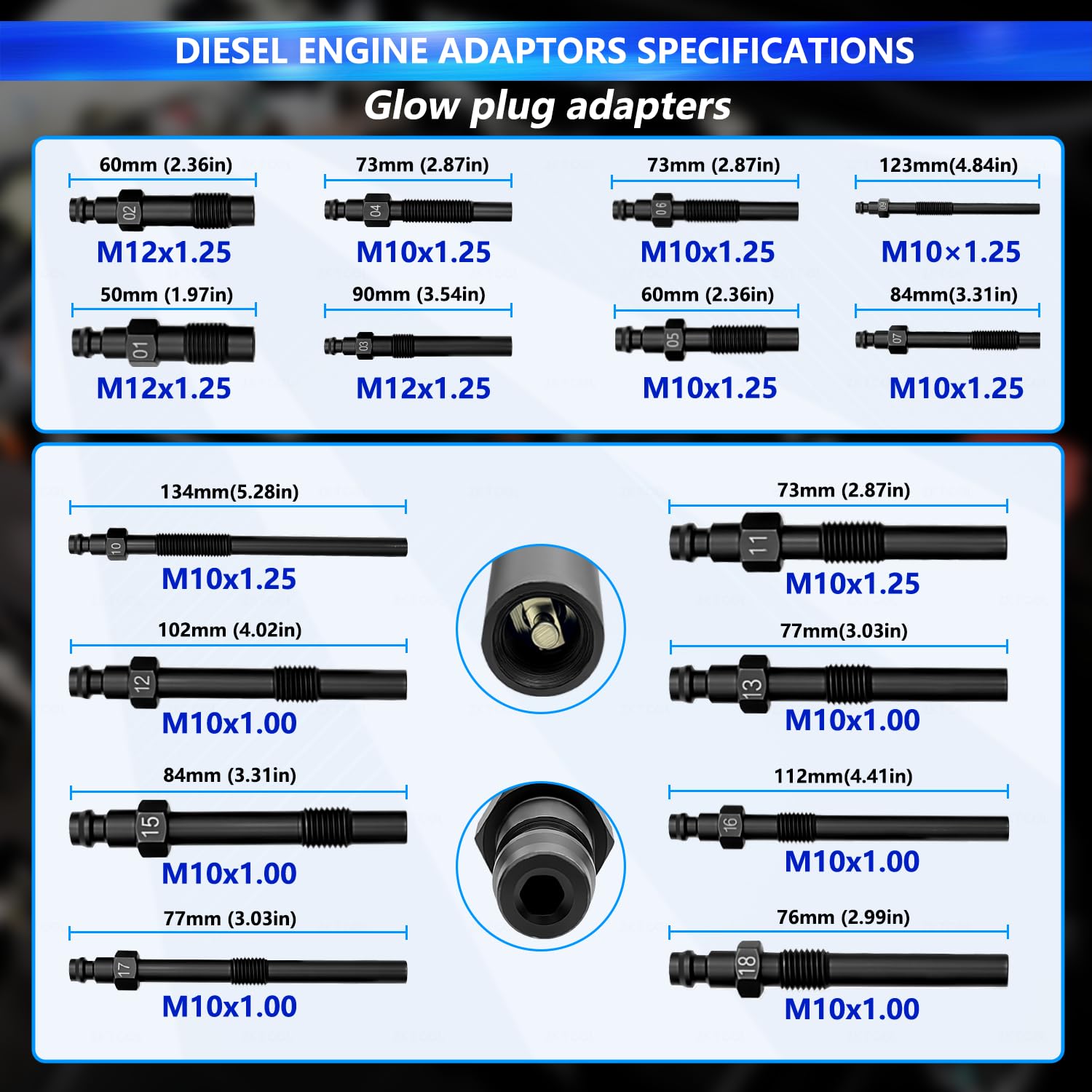 Kit d'outils auto 0-300 PSI Jauge de compression d'air Testeur de pression de cy Kit d'outils auto 0-300 PSI Jauge de compression d'air Testeur de pression de cy