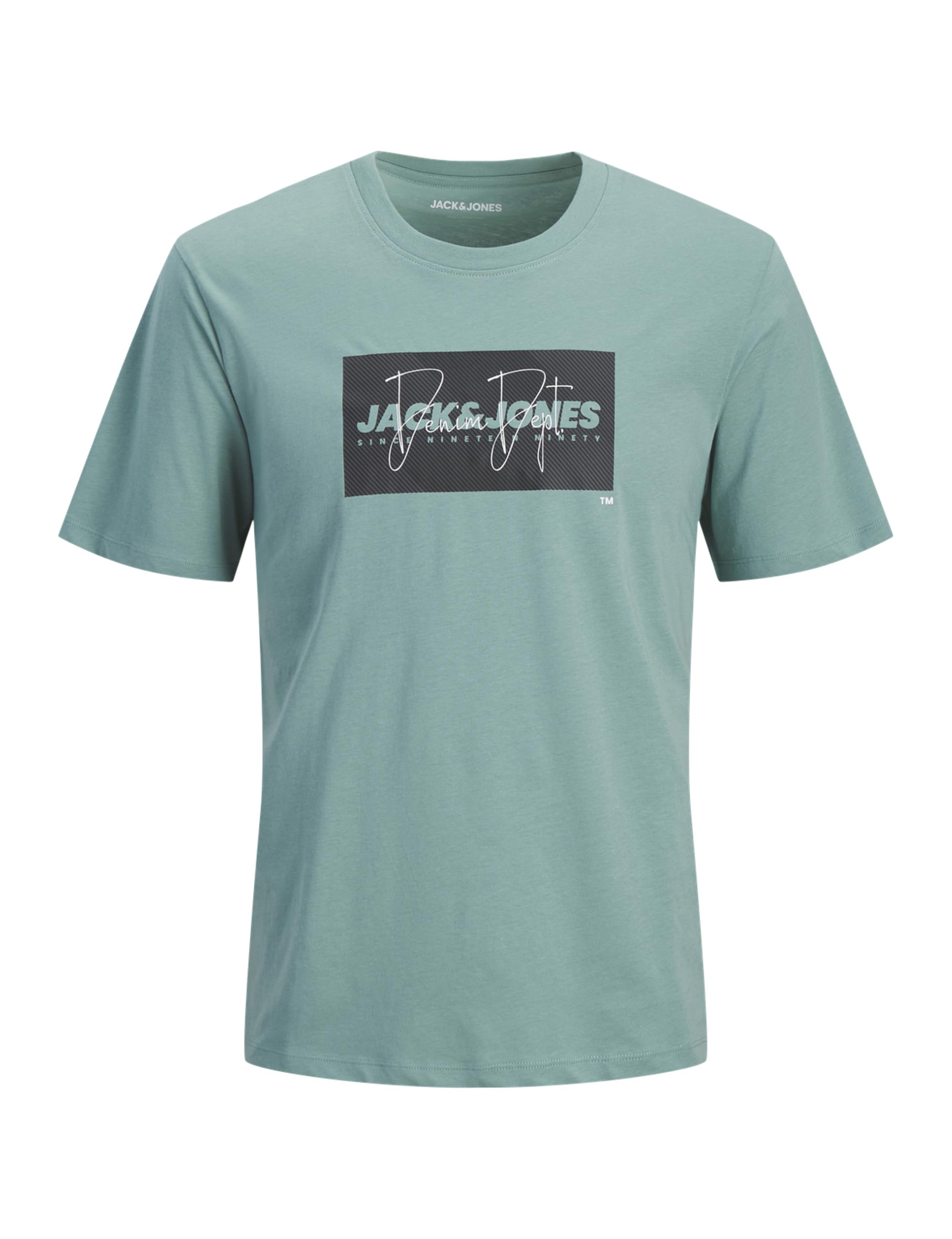 JACK & JONES Jjcole Print tee SS Crew Neck 4Pk MP (Pack de 4) para Hombre
