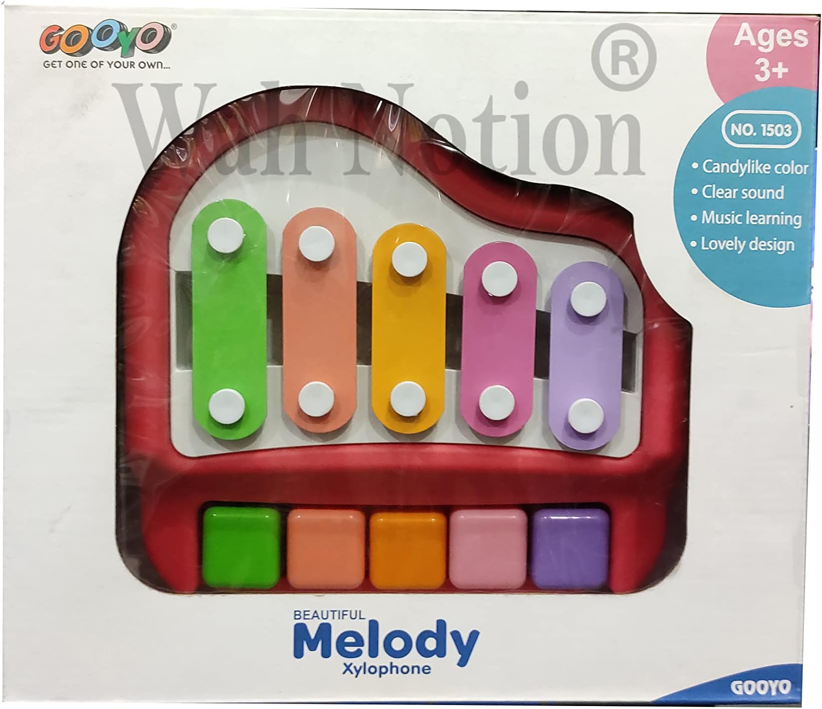 WAH NOTION® Xylophone for Babies Kids Gooyo Xylophone with Two Sticks Melodious Sound Trending 2022