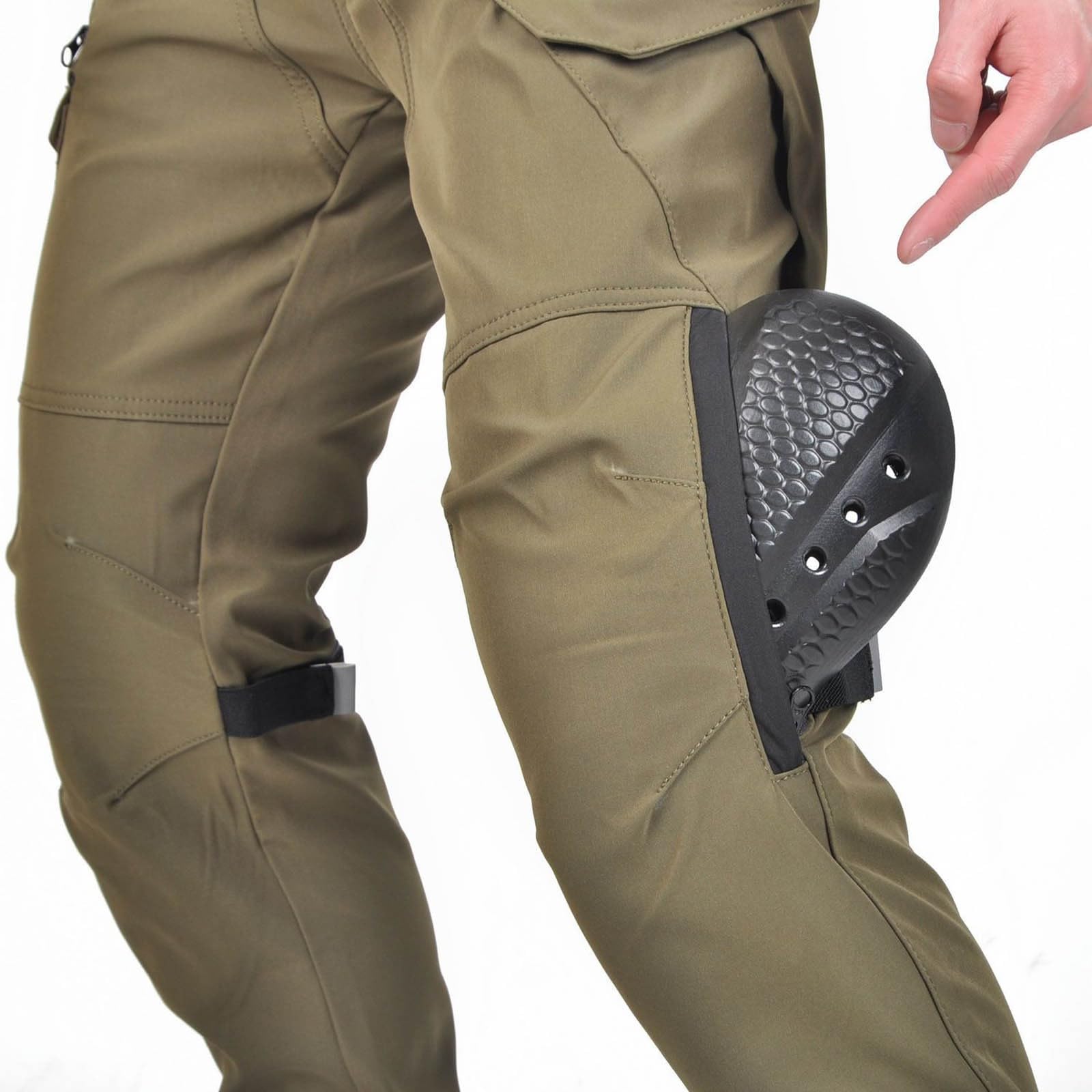 Generisch Pantaloni da moto da donna, impermeabili, antivento, con protezioni, a vita alta, per il tempo libero, robusti, traspiranti, versatili, antitaglio, per l'asciugatura