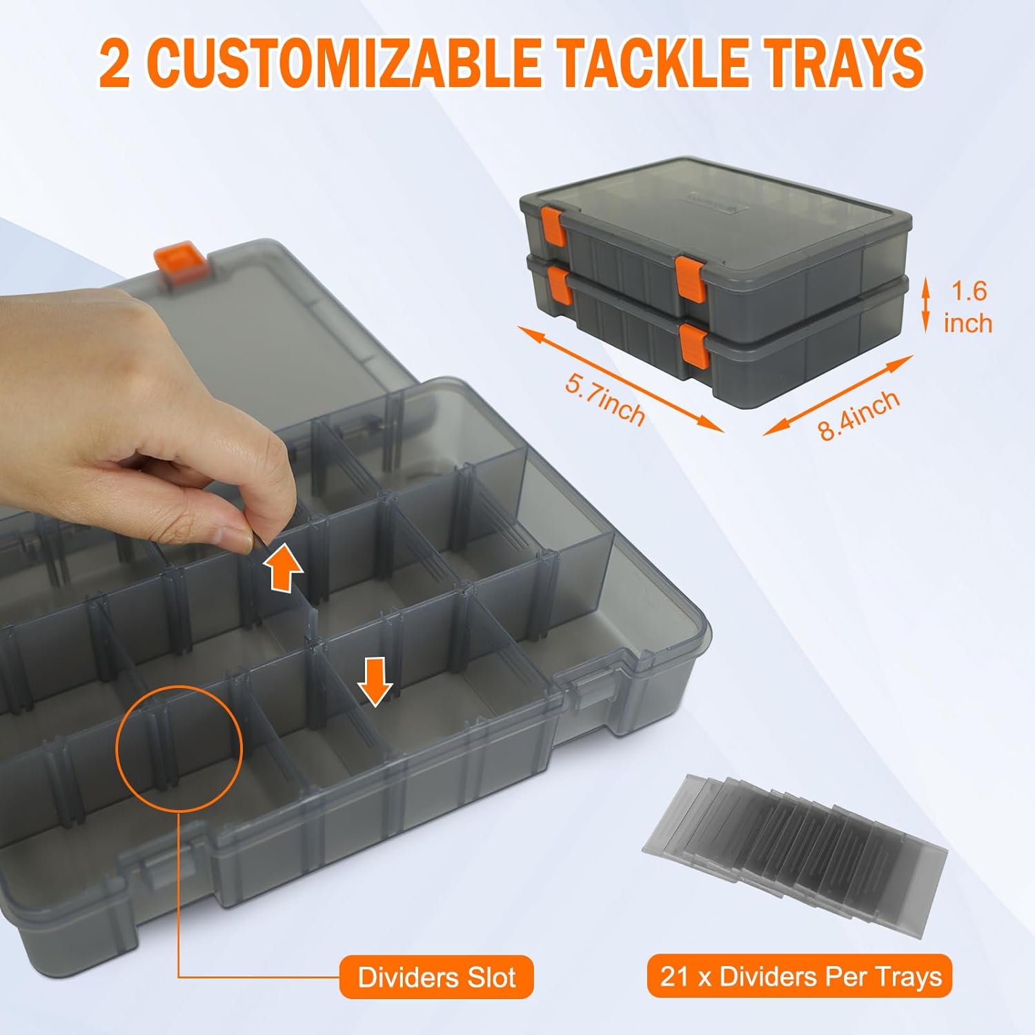 AYAMAYA Fishing Backpack, 40L Tackle Backpack with Rod Holders & 2 Tackle Trays, Large Water-resistant Fishing Bag Equipments