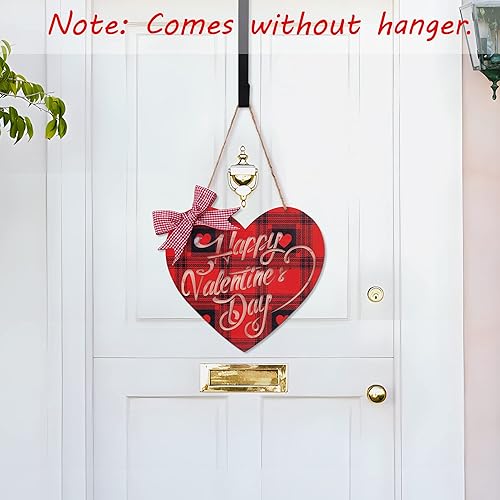 Miniatura 5 de Letrero decorativo para puerta del día de San Valentín para el hogar decoración para colgar en la pared de la puerta delantera de San Valentín