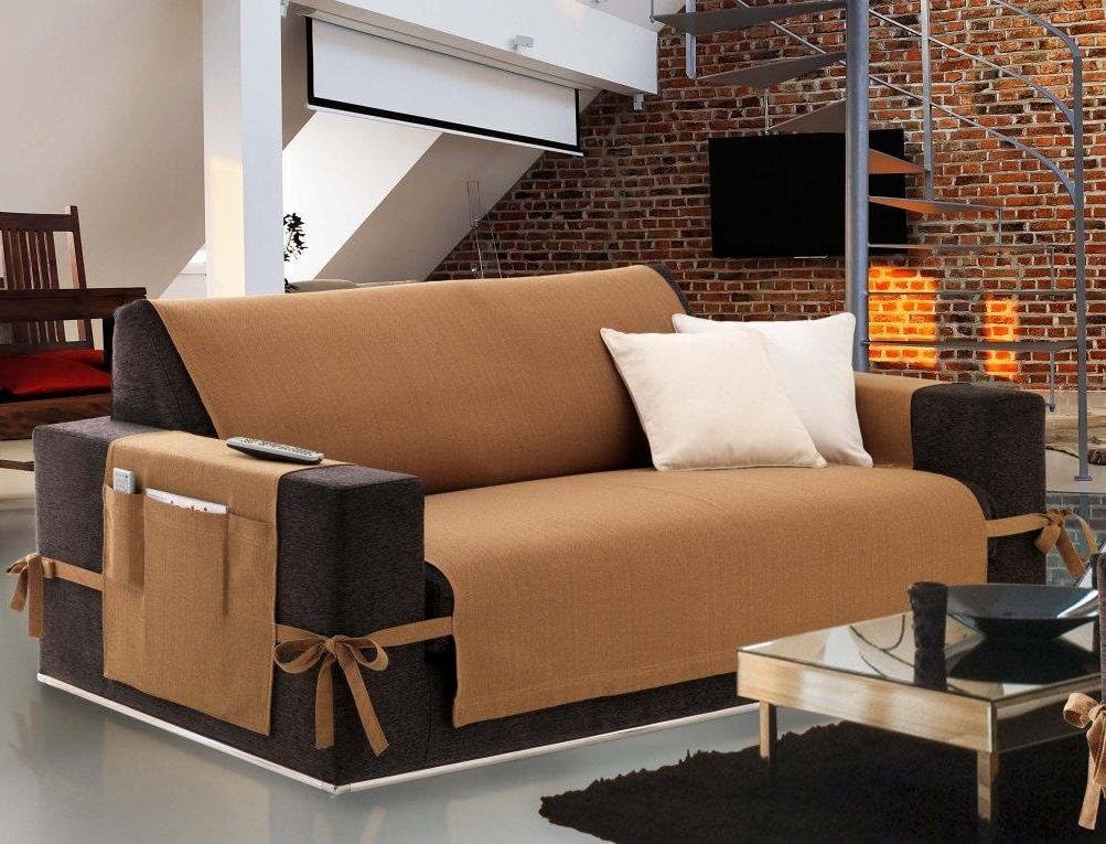 Via Roma 60 SCUDO - SOFA COVER - 3 seater - straw