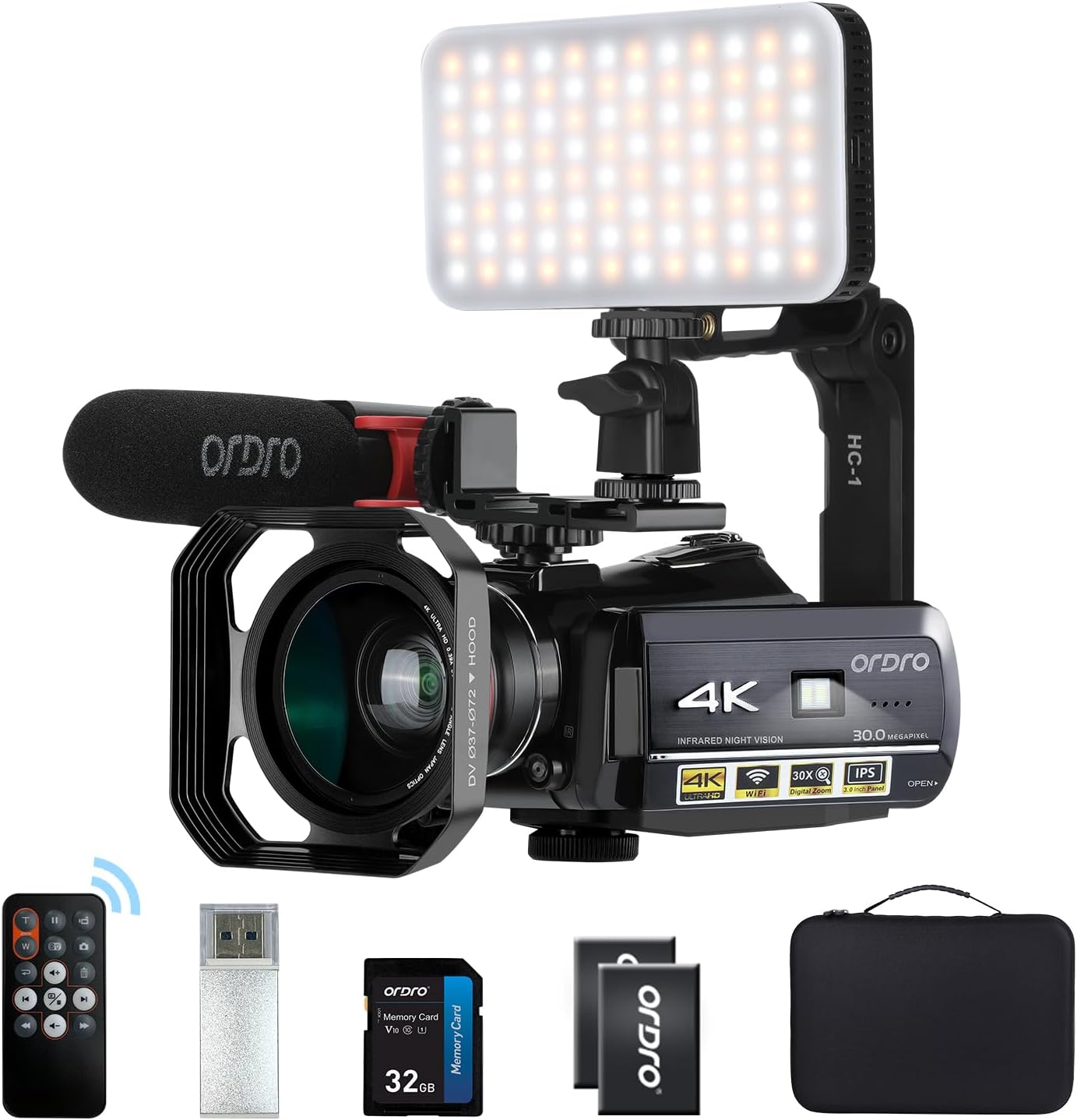 Li&Lu Videocamera Tascabile 1080p Full HD: Minitelecamera Sport/Azione Con Batteria 800mAh E Scheda 64GB Inclusa (Nero) - 3
