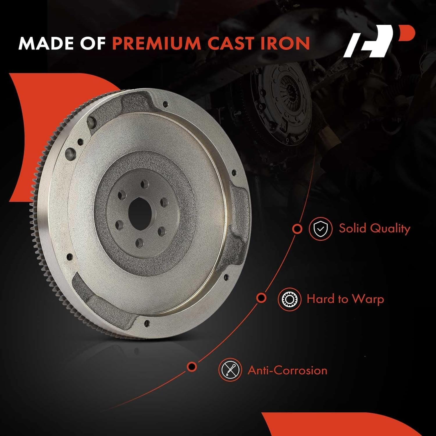 A-Premium Transmission Clutch Kit with Flywheel Compatible with Chevrolet Cavalier 2002-2003 & Oldsmobile Alero 2002-2004 & Pontiac Grand Am 2002-2004, Sunfire 2002-2003, 2.2L DOHC, Replace# 416020810