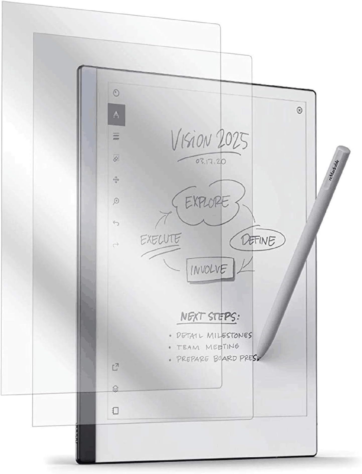 KuRoKo [2 Pack] Screen Protector Compatible with Remarkable 2 10.3 Digital Paper,Remarkable 2 Anti-Glare, Anti-Fingerprint Matte Film Skin to Shield Against Scratches