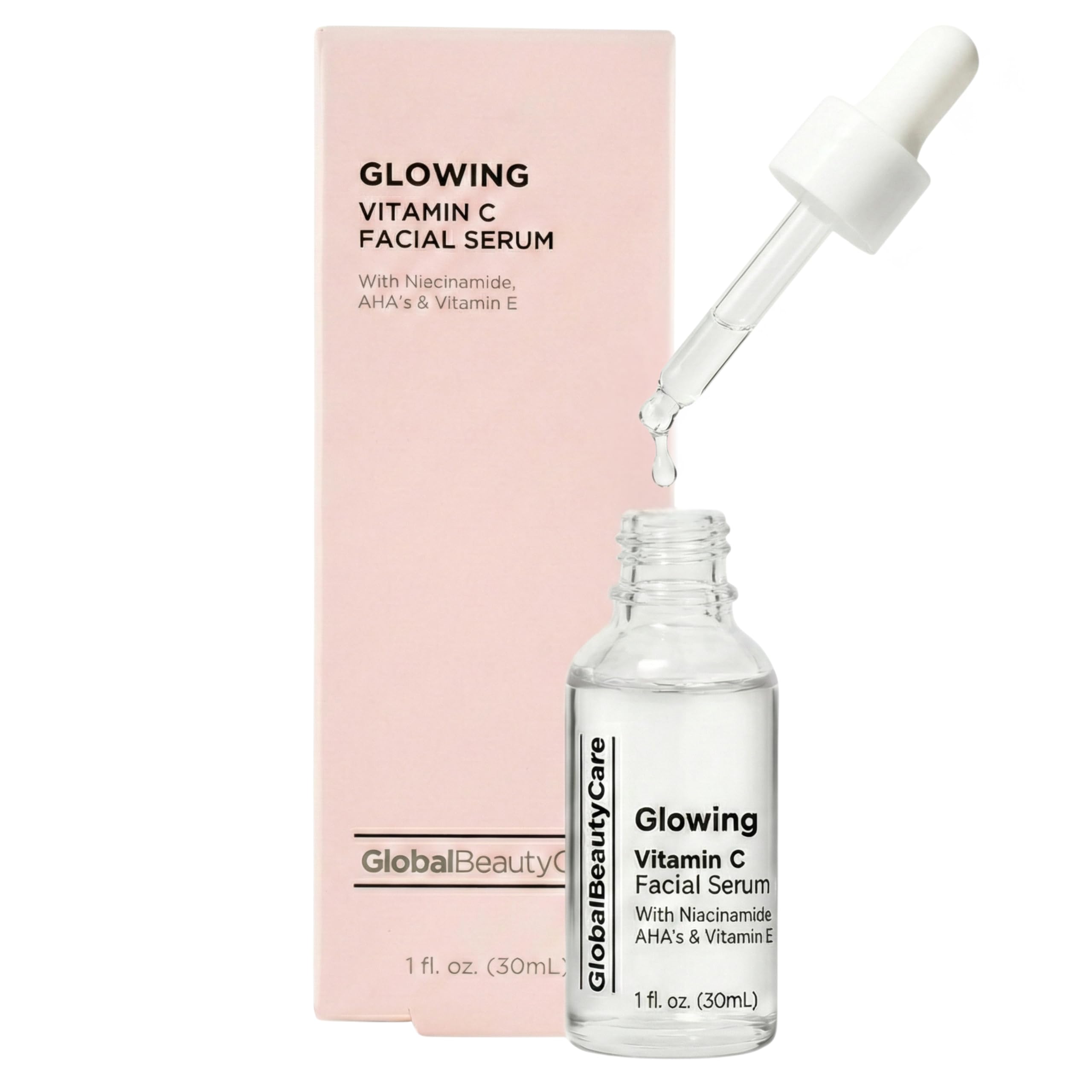 Vitamin C - Facial Serum with Niacinamide, AHA & Vitamin E 1fl oz 30ml