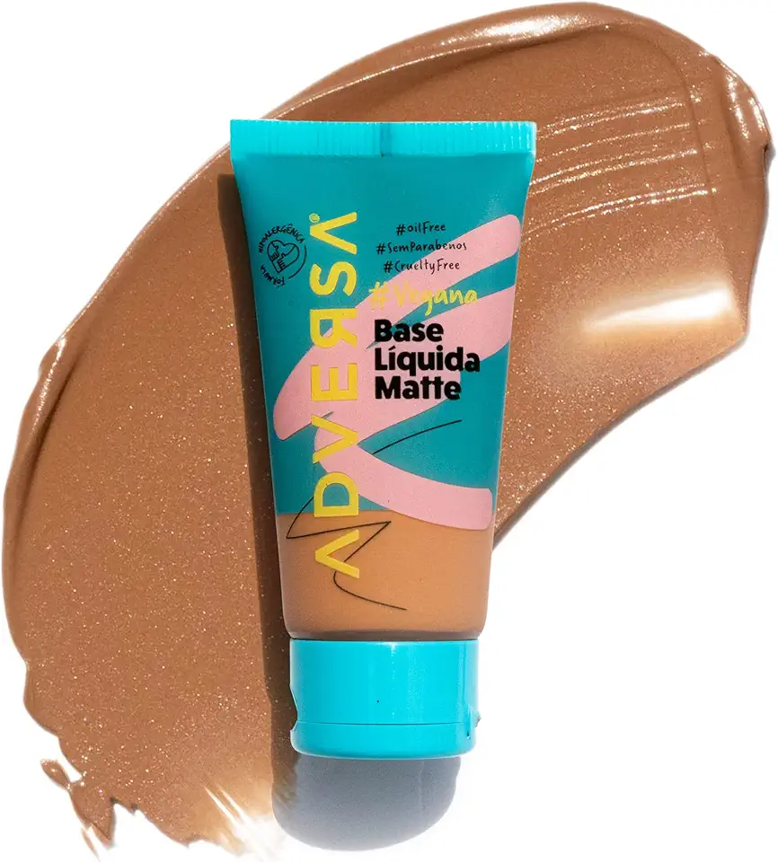 Base Líquida Matte Vegana ADVERSA - Cor 450