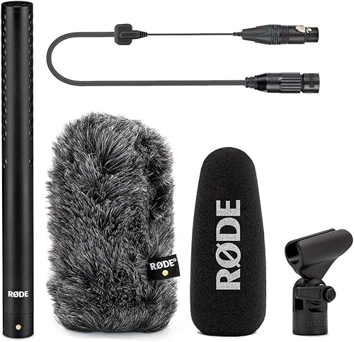 Miniatura 10 de Rode NTG5 Kit de micrófono de condensador de escopeta y grabadora de campo profesional Zoom F3, grabación flotante de 32 bits, grabadora de 2