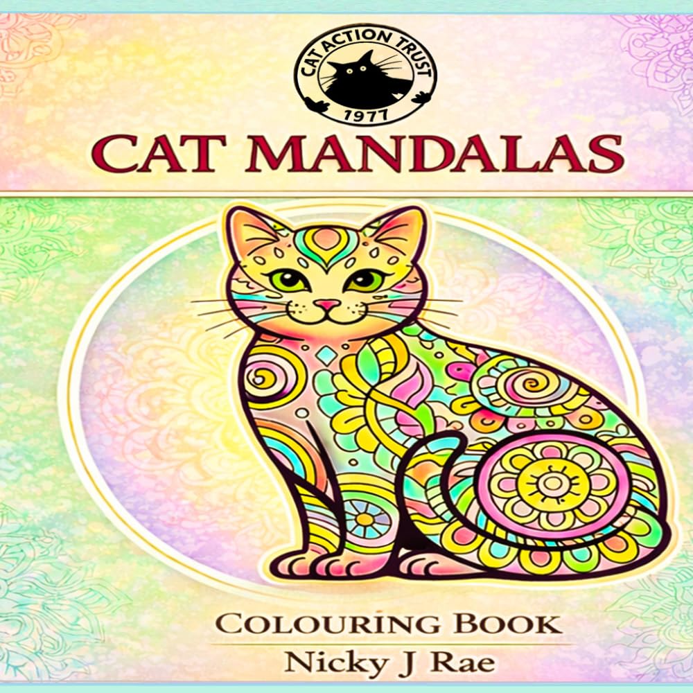 Cat Mandalas: Colouring Book (Cat Tails)
