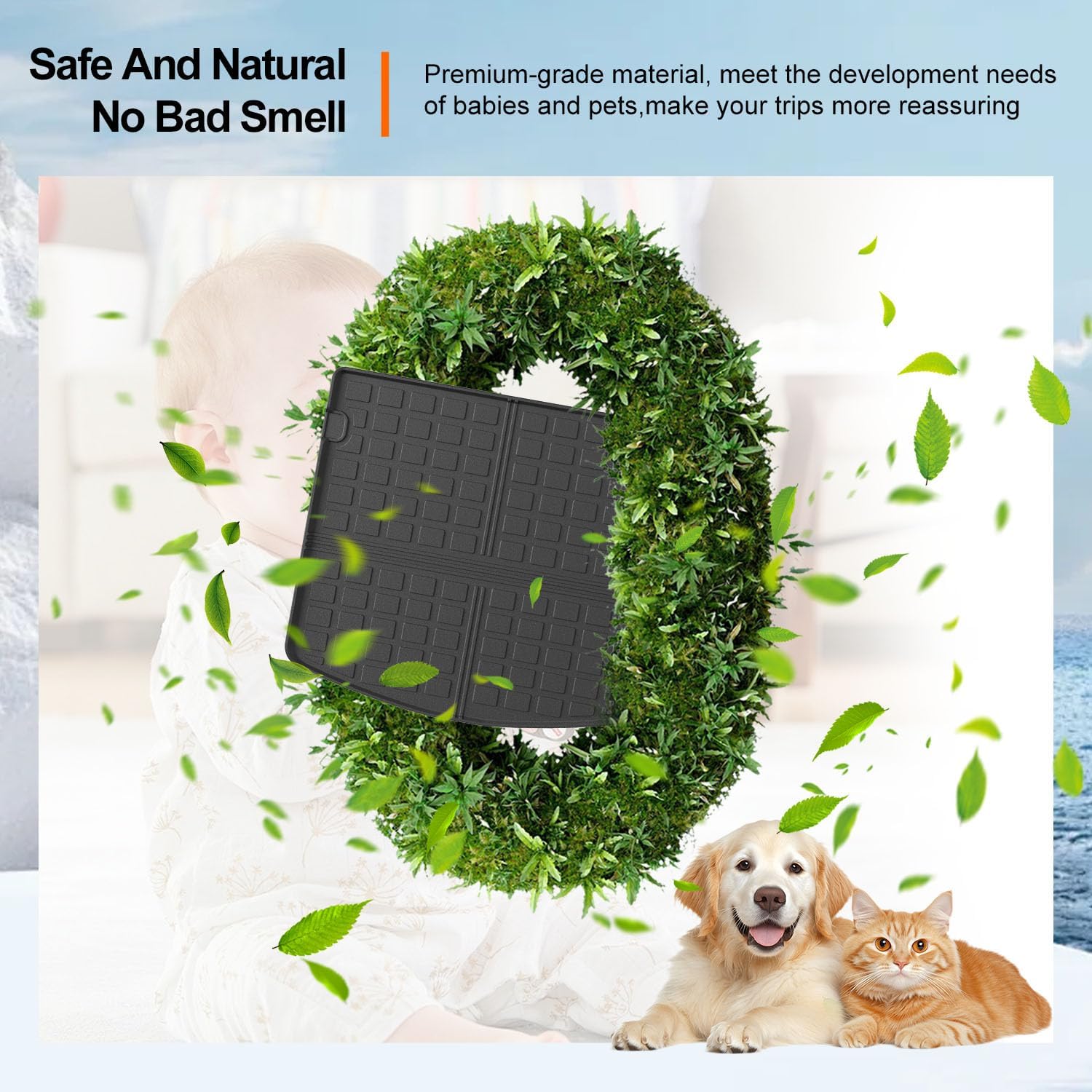 powoq Trunk Mat Compatible with 2023-2025 Mazda CX-5 Cargo Liner All Weather Protection Cargo Mat Replacement for Mazda CX-5 2023-2025 Accessories - Image 6