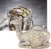 Vista 2 de Hucha de camello para ahorrar dinero, decoración de manualidades de metal para el hogar y la oficina