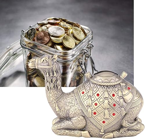 Miniatura 2 de Hucha de camello para ahorrar dinero, decoración de manualidades de metal para el hogar y la oficina