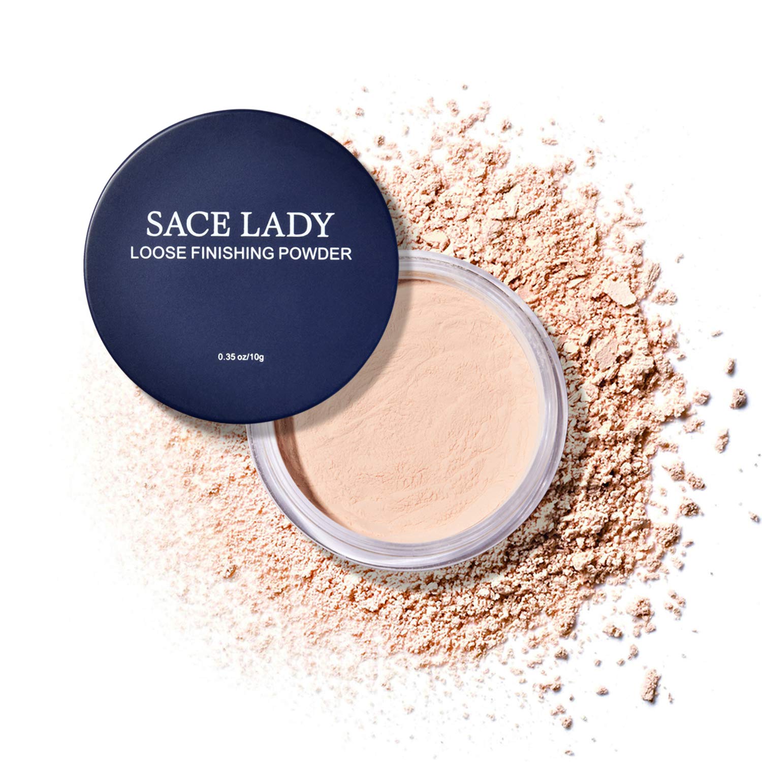 SACE LADY Mineral Loose Setting Powder Soft-matte Finish Oil-control Face Powder, Natural