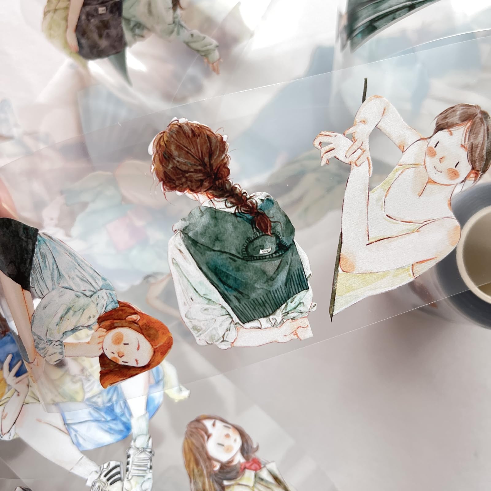 Amazon.co.jp: DingDing Vol6-19,マスキングテープ,マットPET