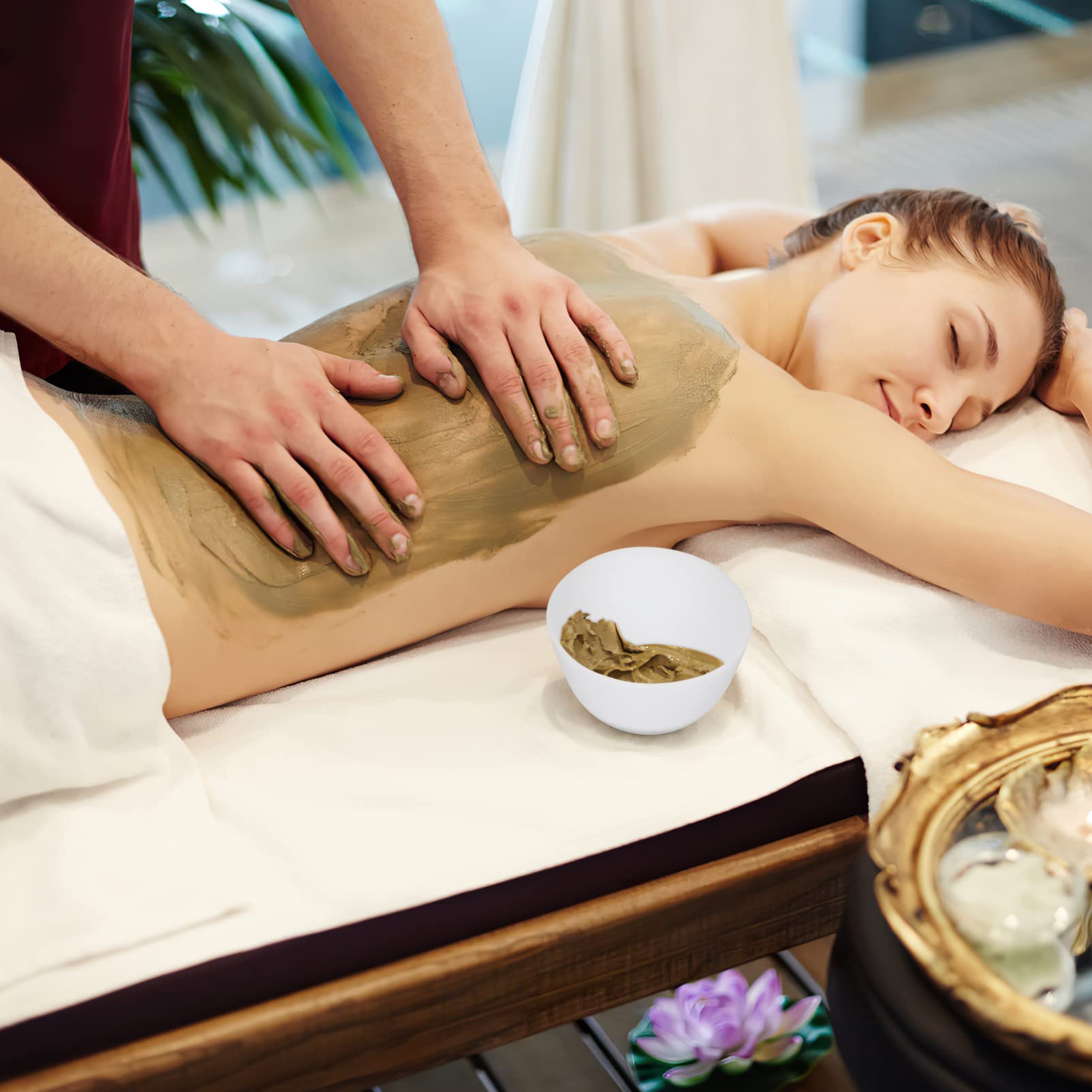 NOLITOY 3 Pcs Home Use Silicone Facial Mask Mixing Bowl, Diy Face Mask Mixing Bowl for Facial Mask, Mud Mask and Other Skincare Products, Cosmetic Beauty Tool