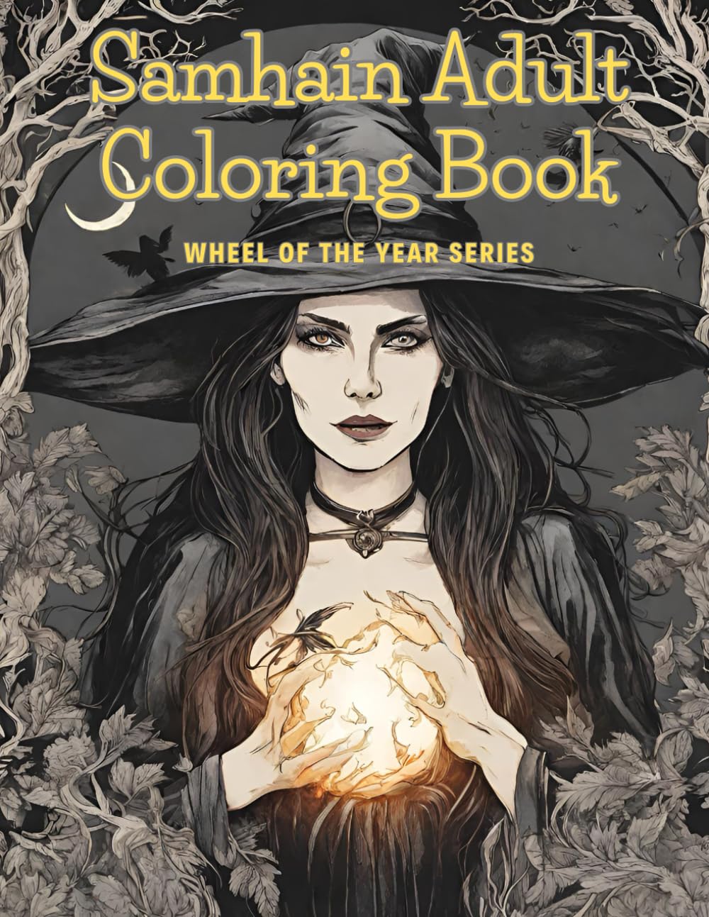 Samhain Adult Coloring Book: Celebrating the Wheel of the Year (Wheel of the Year coloring books)