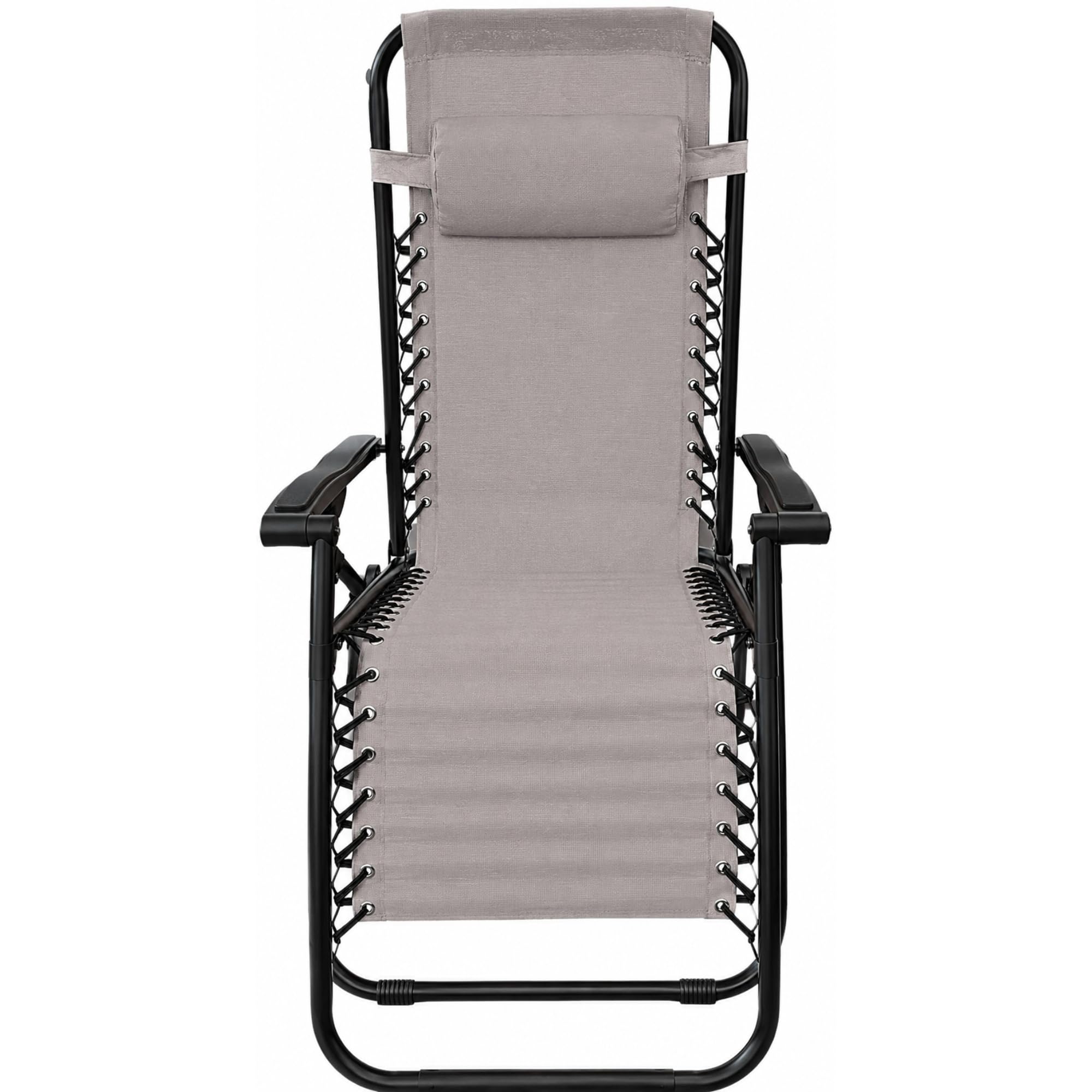 SUNNY STAR 2 Sedie Zero Gravity 115x65x90cm colore grigio (2 STC1438)