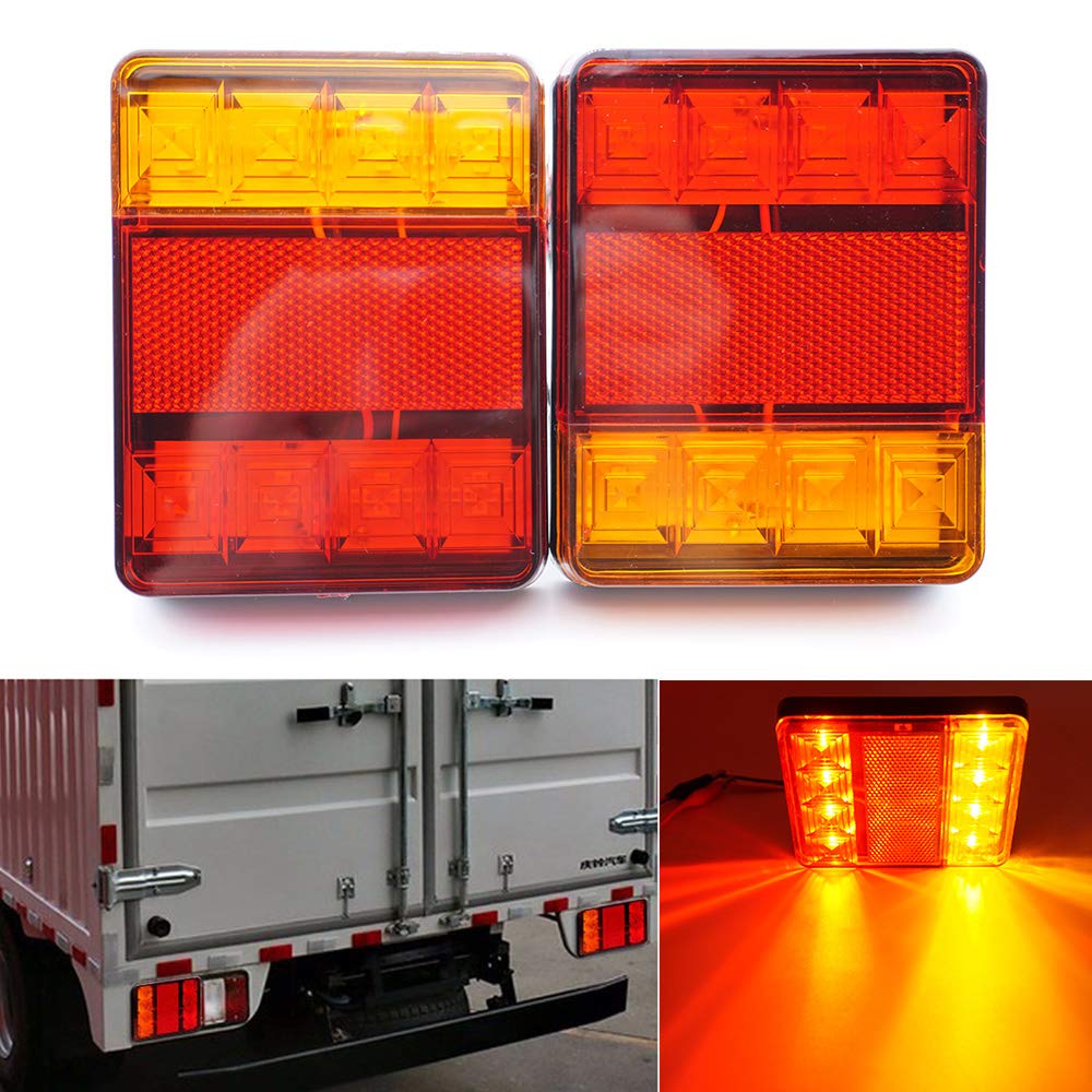 1 X 12V LED Luci Posteriori Per Rimorchi Camion Luce Posteriore Luce Freno Illuminazione Impermeabile Universale Per Auto Camion Caravan Rimorchio 88281579