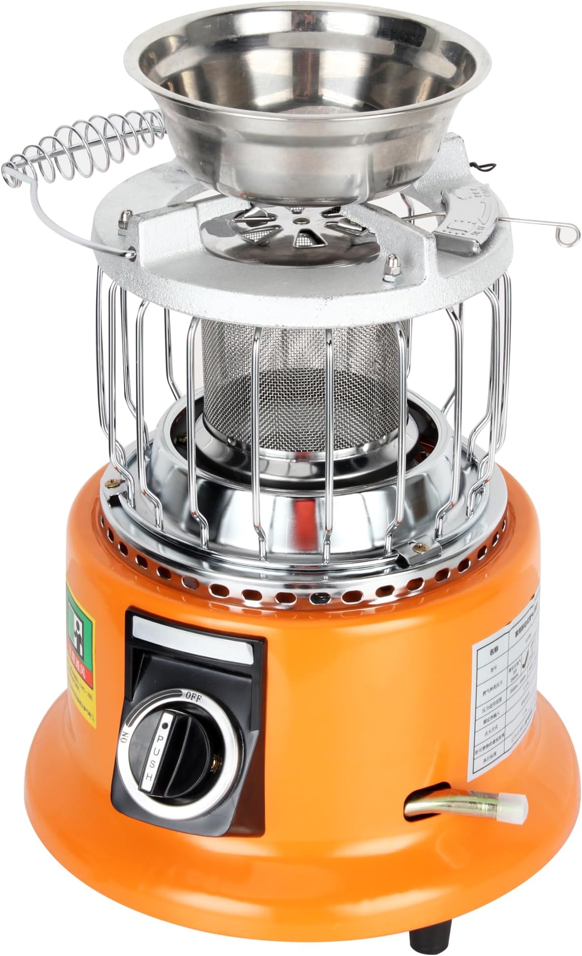 - Portable Gas Heater and Cooking Stove|Portable Room Heater and Stove| Lightweight, |LPG | Dual-Use Home & Outdoor Heater Stove | High Heat Output, Low Fuel Consumption KTS-1201