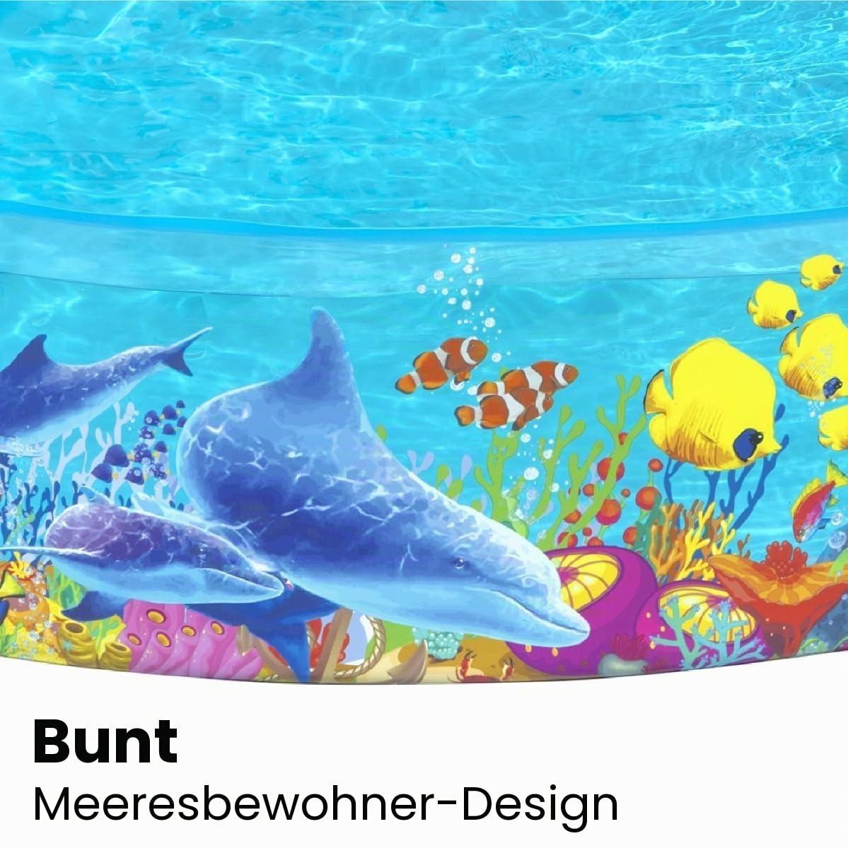 Bestway 55031 - Fill 'N Fun Fixbecken 244x46cm Clownfish,