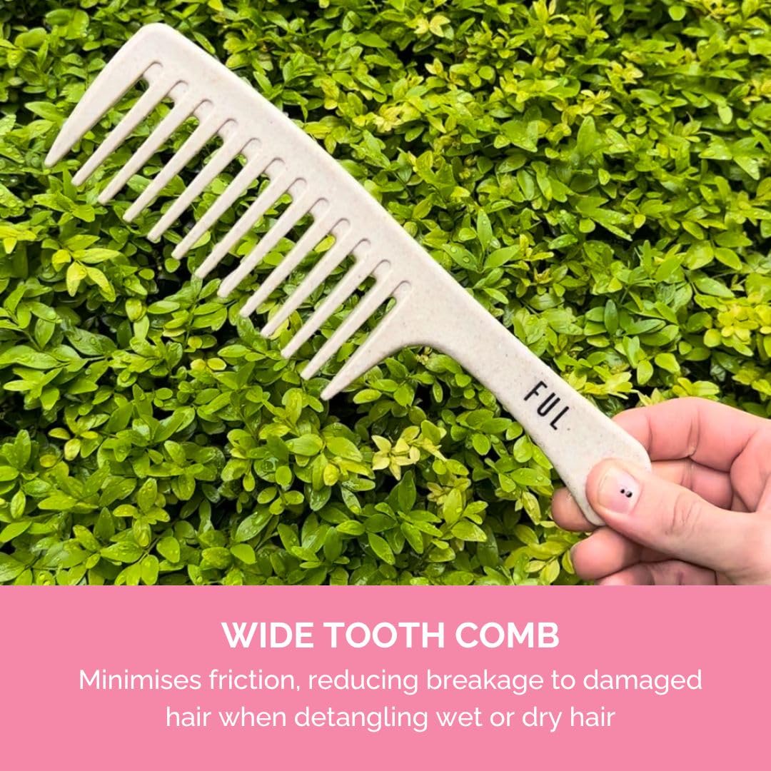 FUL: Curly Hair Products: Wide Tooth Comb for Afro Curly, and Wavy Hair - Image 4