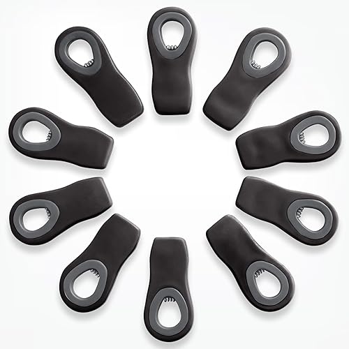 Vista 16 de COOK WITH COLOR Clips para bolsas de chips con imán para almacenamiento de alimentos con agarre hermético para bolsas de pan, bolsas de aperitivos