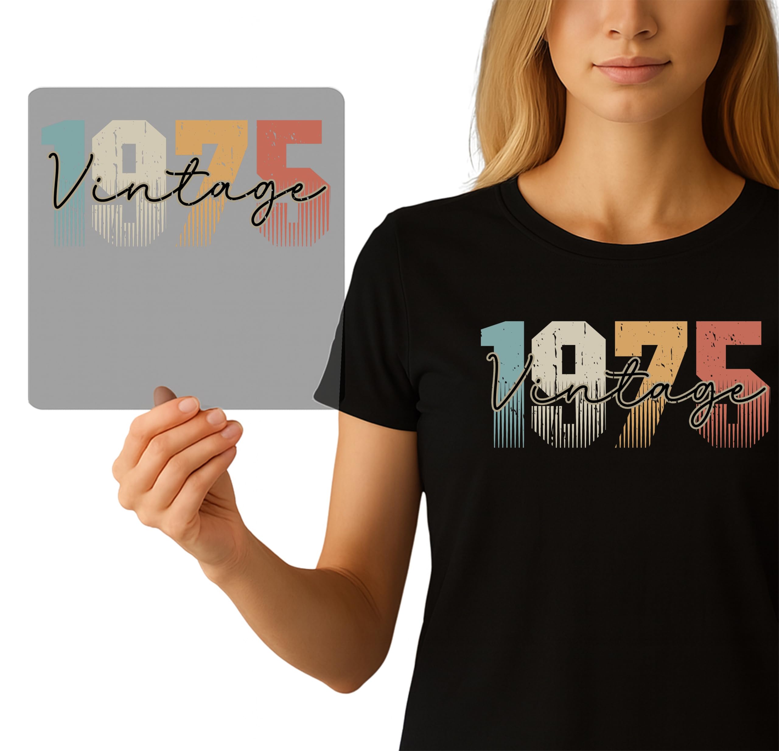Amazon.com: 1976 Vintage DTF Transfer Iron-On Graphic for DIY