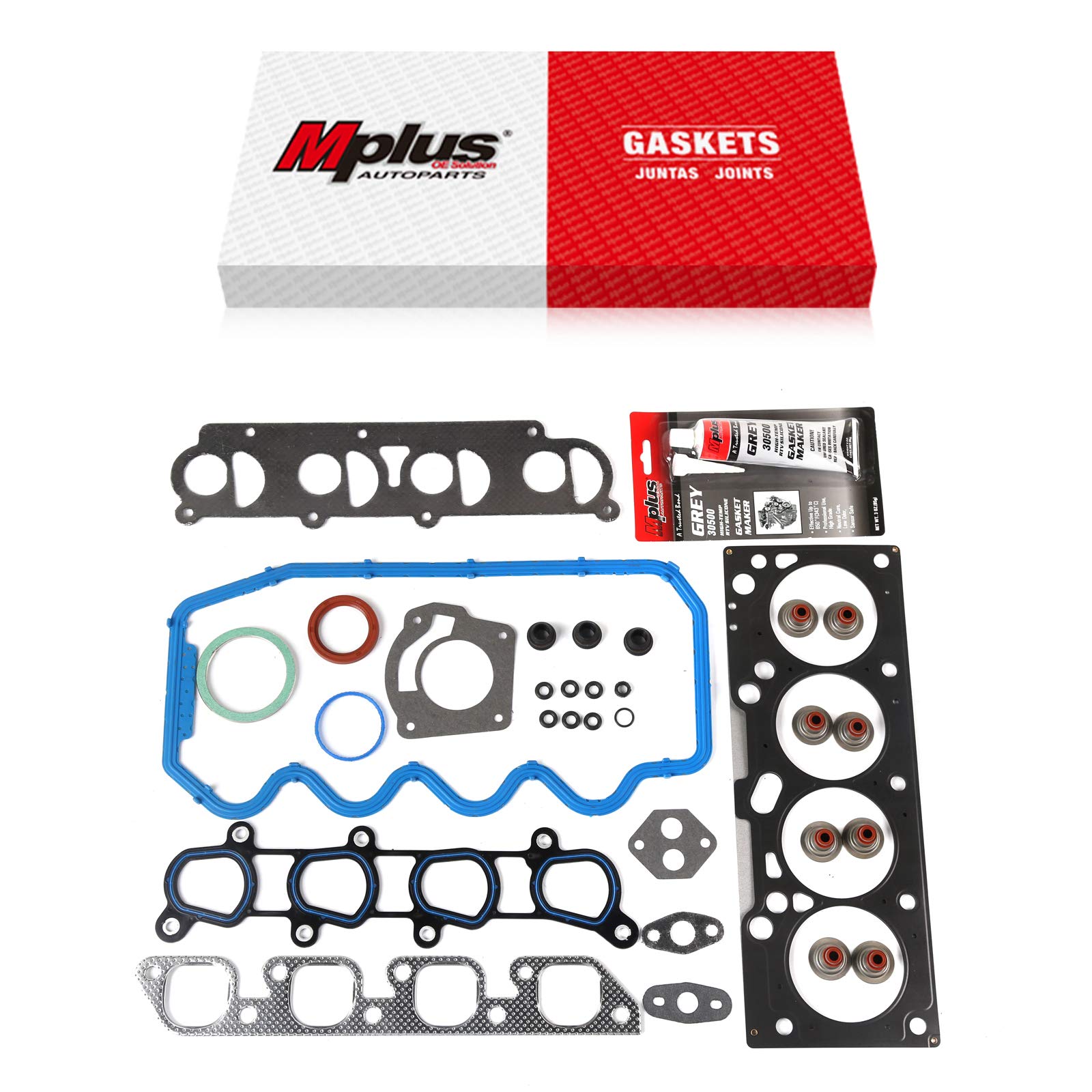 MPLUS HS9539PT-1 MLS Head Gasket Kit Replacement 2000 2001 2002 2003 2004 for Ford Focus 2.0L 121CID L4 SOHC 8V