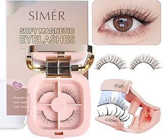 Pestañas magnéticas suaves, de aspecto natura...