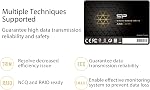 Silicon Power 512GB SSD 3D NAND A58 Performance Boost SATA III 2.5" 7mm (0.28") Internal Solid State Drive (SU512GBSS3A58A25CA)