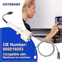 Vista 2 de 000016053 Kit de sonda de nivel de agua de hielo con arnés compatible con máquinas de hielo Manitowoc piezas I0600, I1400, ID0522A y más, kit