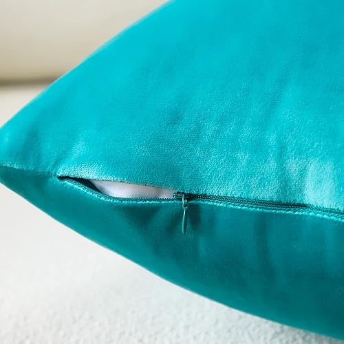 Miniatura 3 de Artscope Fundas de Almohada de Terciopelo de Lujo Súper Suaves Decorativas Cuadradas Fundas de Cojín Decorativo para Sofá Sofá Dormitorio Decoración