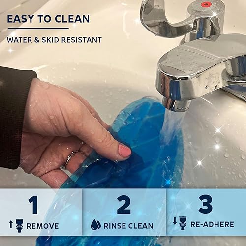 Miniatura 6 de Morvat Cojín de gel para asiento de inodoro, cojín elevador acolchado lavable para inodoros y silla cómoda, máxima comodidad y apoyo para alivio del