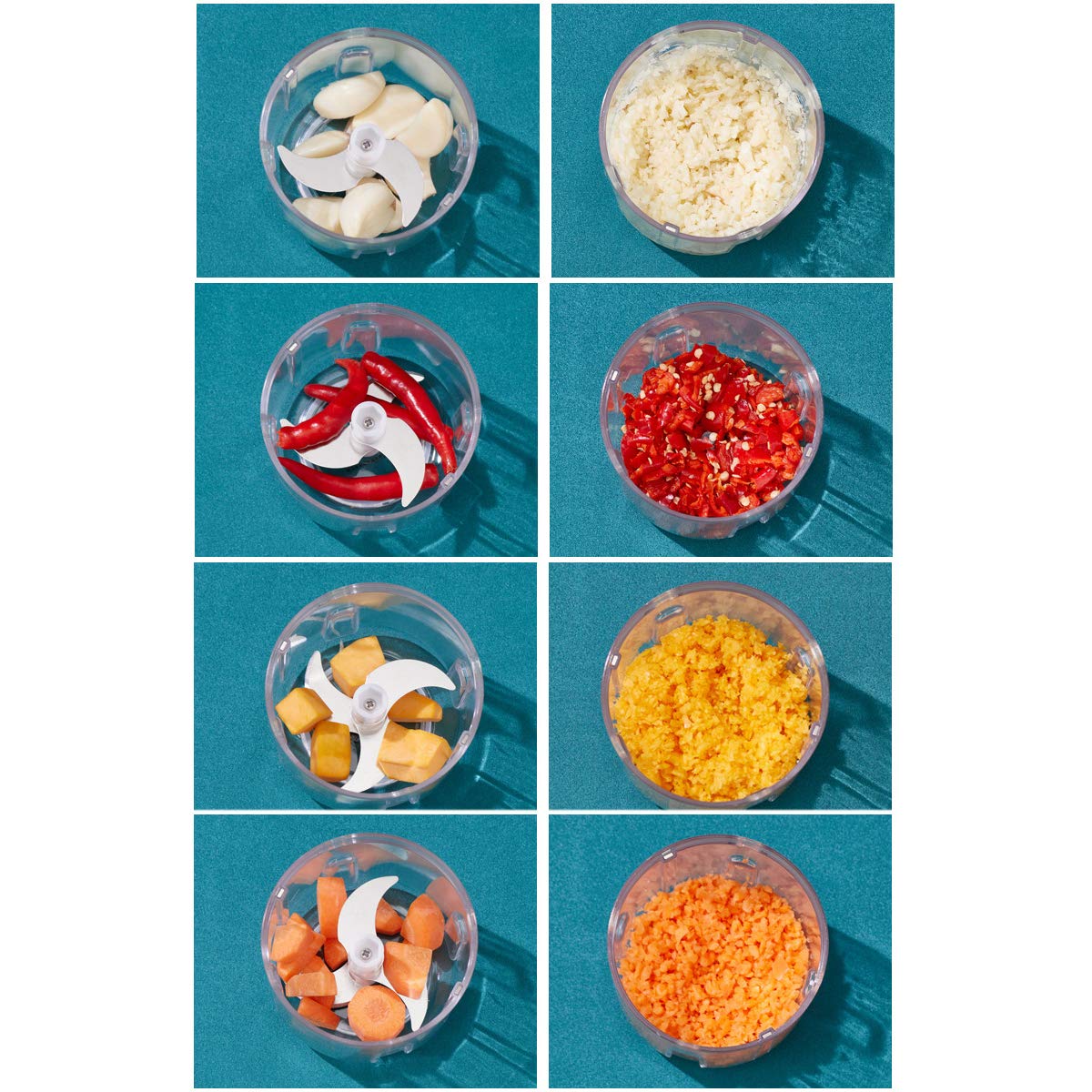 Elektrische Babynahrungsmaschine Mini - USB Küchenzerkleinerer Für Fleisch & Gemüse